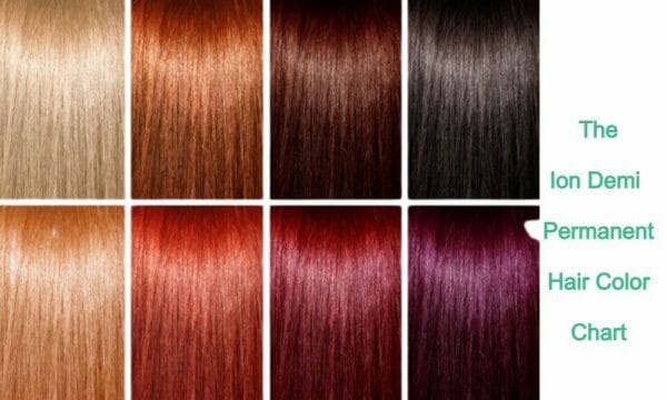 The Ion Demi Permanent Hair Color Chart