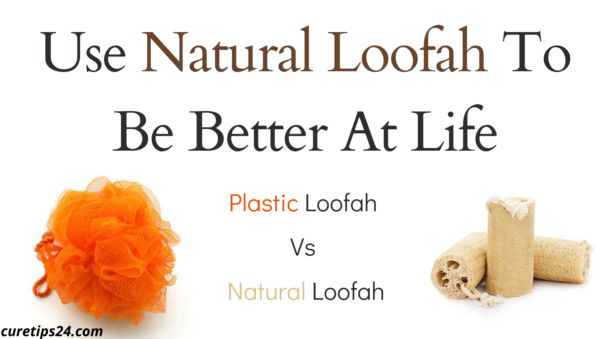 Plastic Loofah Vs Natural Loofah