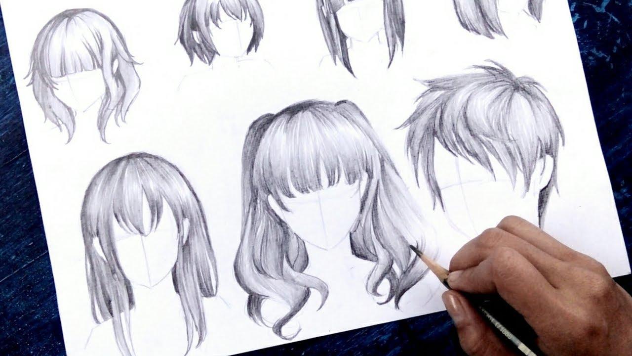 How to Draw Anime Hair 1 4156c3a745674e258d33579733ee9c6e 4156c3a745674e258d33579733ee9c6e